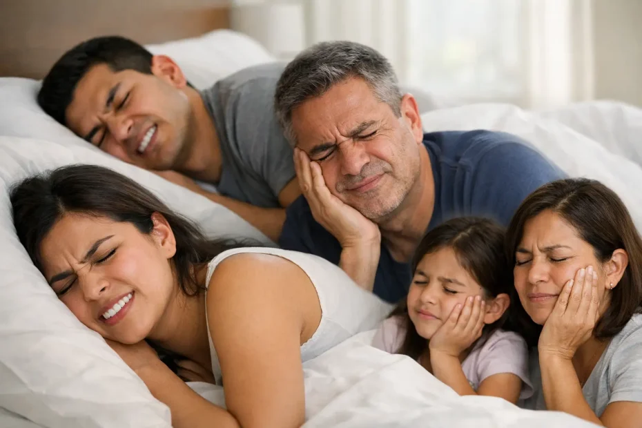 Apretar dientes al dormir y despertar con dolor
