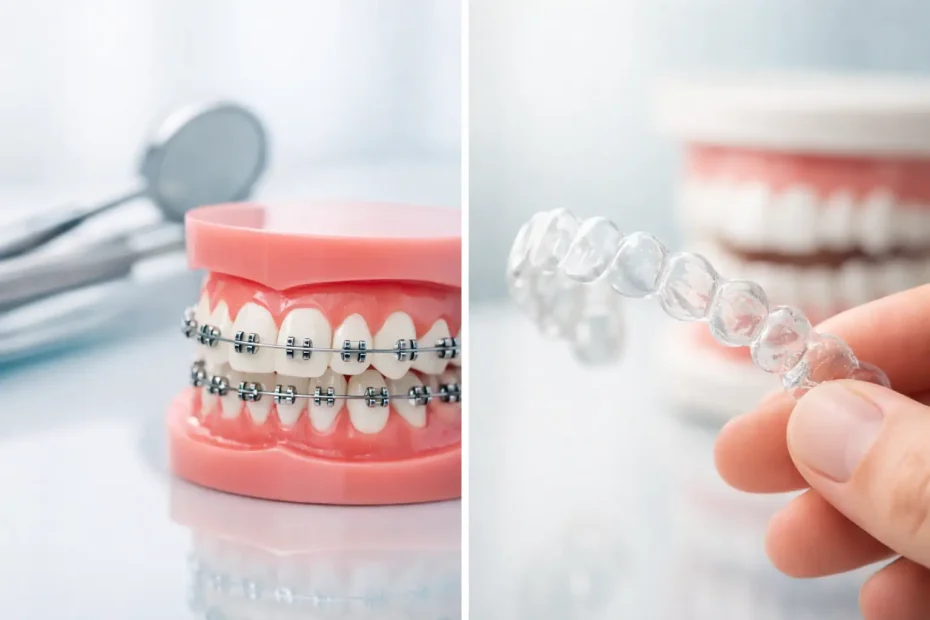 Brackets o alineadores dentales: qué elegir