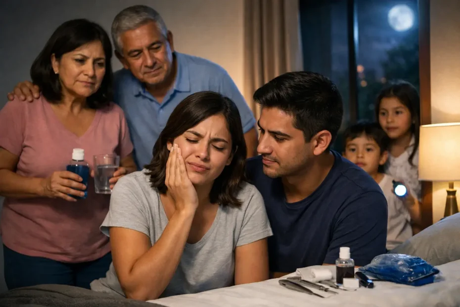 Guía para urgencia dental nocturna en casa